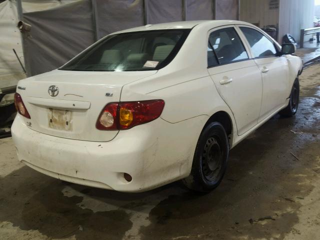 1NXBU40E59Z043668 - 2009 TOYOTA COROLLA BA WHITE photo 4