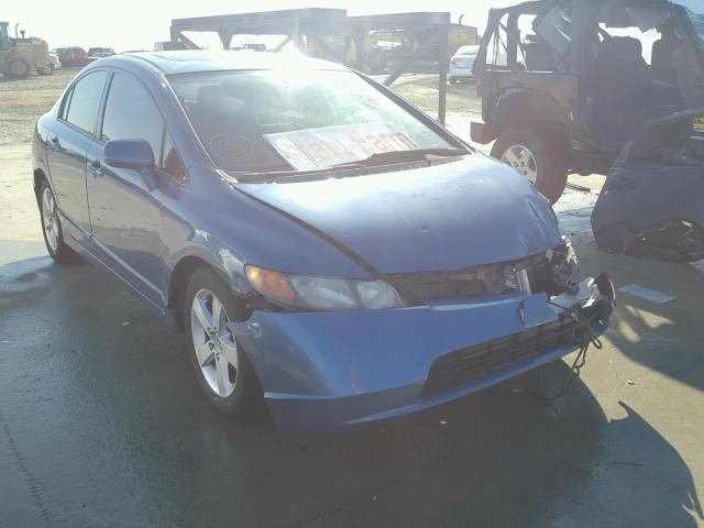 1HGFA16887L090082 - 2007 HONDA CIVIC EX ლურჯი ფოტო 1