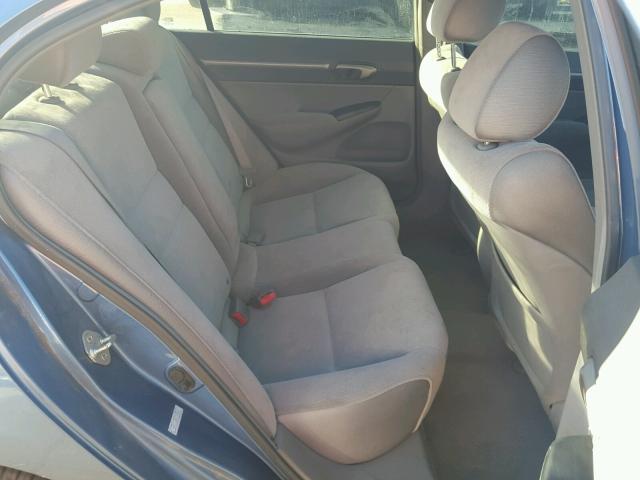 1HGFA16887L090082 - 2007 HONDA CIVIC EX ლურჯი ფოტო 6