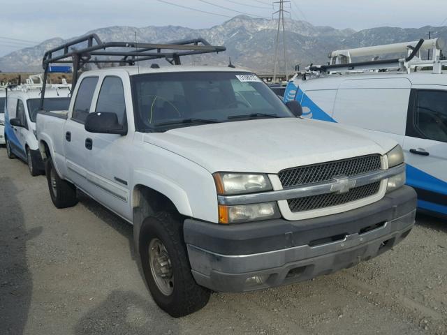 1GCHC23U24F268927 - 2004 CHEVROLET SILVERADO WHITE photo 1