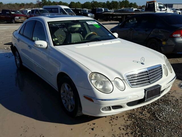 WDBUF56J96A805476 - 2006 MERCEDES-BENZ E 350 WHITE photo 1