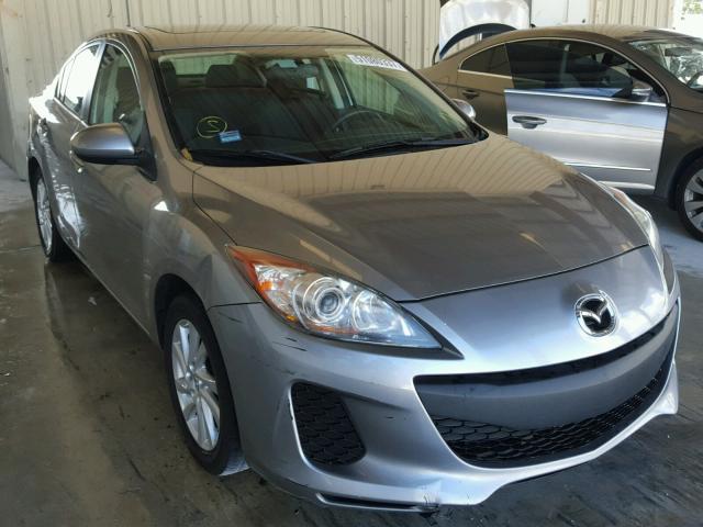 JM1BL1VF3C1506178 - 2012 MAZDA 3 I GRAY photo 1