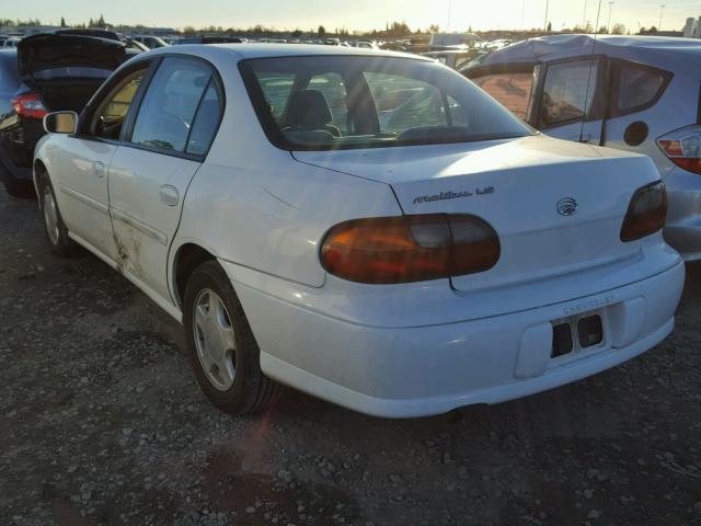 1G1NE52J5Y6302024 - 2000 CHEVROLET MALIBU LS 白色 照片 3