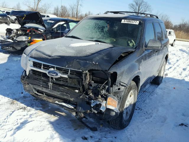 1FMCU59H18KE37427 - 2008 FORD ESCAPE HEV GRAY photo 2