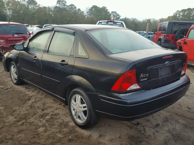 1FAFP34P73W123459 - 2003 FORD FOCUS SE BLACK photo 3