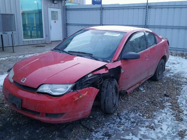 1G8AN12FX5Z163717 - 2005 SATURN ION LEVEL RED photo 2
