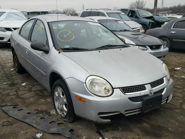 1B3ES56C54D636833 - 2004 DODGE NEON SXT SILVER photo 1