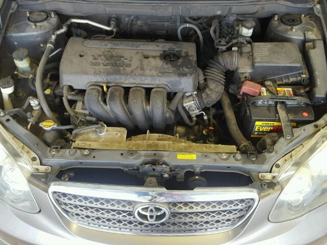 1NXBR32E66Z591196 - 2006 TOYOTA COROLLA CE GRAY photo 7