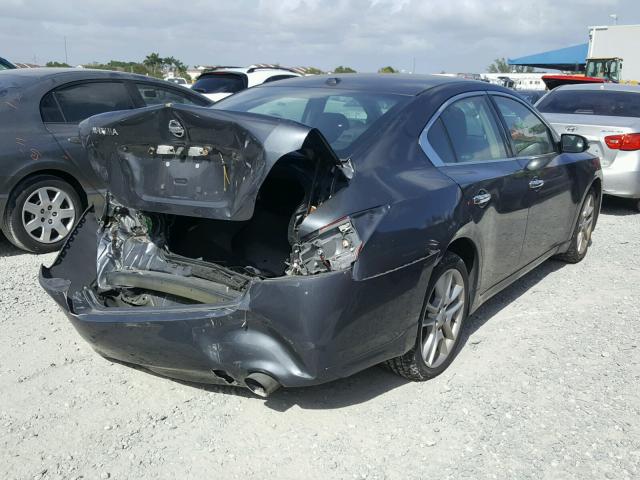 1N4AA5AP0AC835290 - 2010 NISSAN MAXIMA S GRAY photo 4