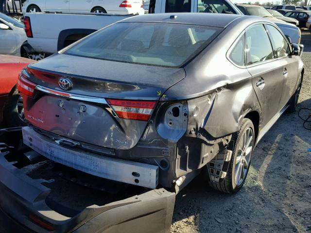 4T1BK1EB7EU086261 - 2014 TOYOTA AVALON BAS GRAY photo 4