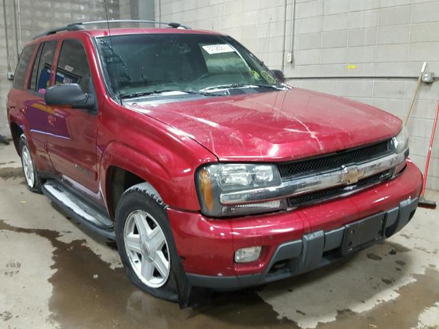 1GNDT13S422294528 - 2002 CHEVROLET TRAILBLAZE RED photo 1