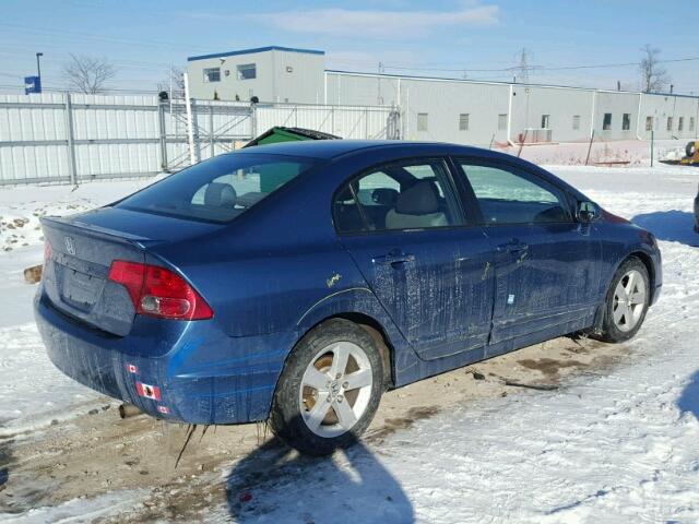 2HGFA165X8H024783 - 2008 HONDA CIVIC LX BLUE photo 4