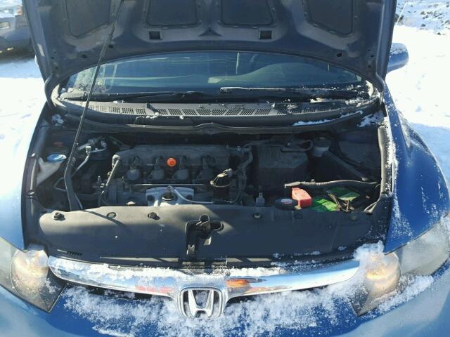 2HGFA165X8H024783 - 2008 HONDA CIVIC LX BLUE photo 7