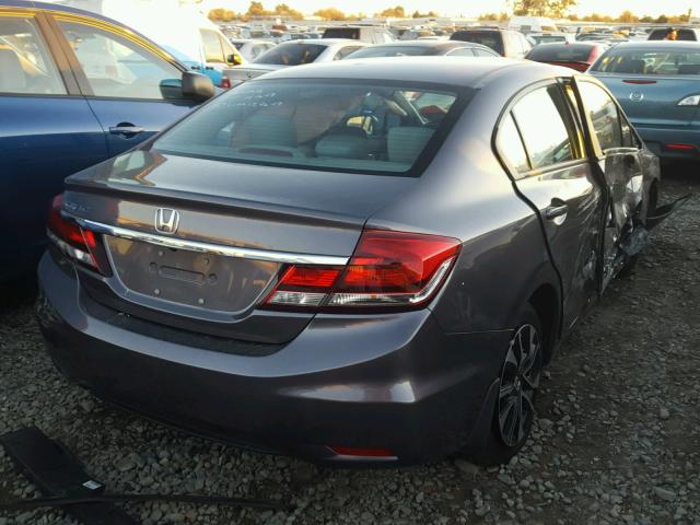 19XFB2F82EE244552 - 2014 HONDA CIVIC EX GRAY photo 4