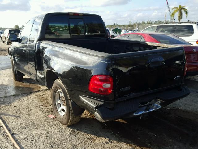 2FTZX076XWCB09600 - 1998 FORD F150 BLACK photo 3