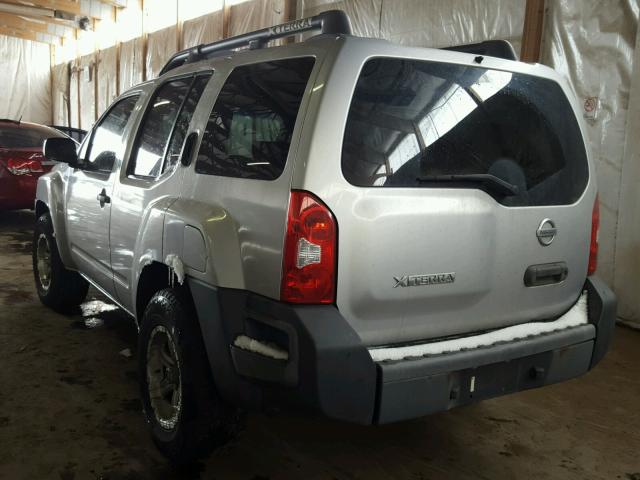 5N1AN08U47C509199 - 2007 NISSAN XTERRA OFF SILVER photo 3