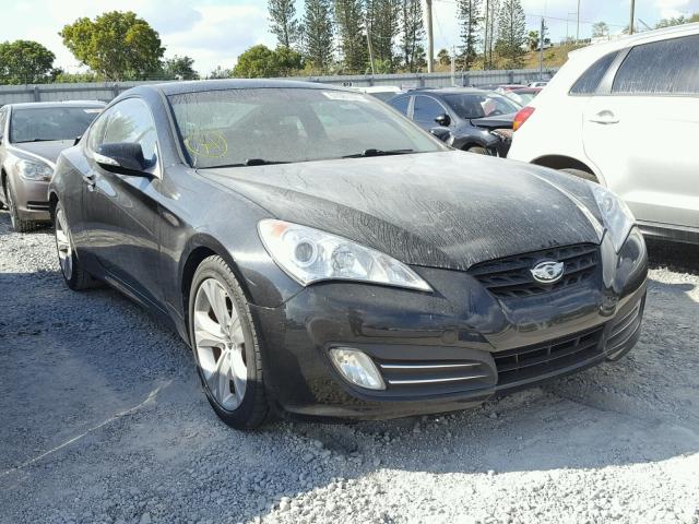 KMHHU6KH2BU052508 - 2011 HYUNDAI GENESIS CO BLACK photo 1