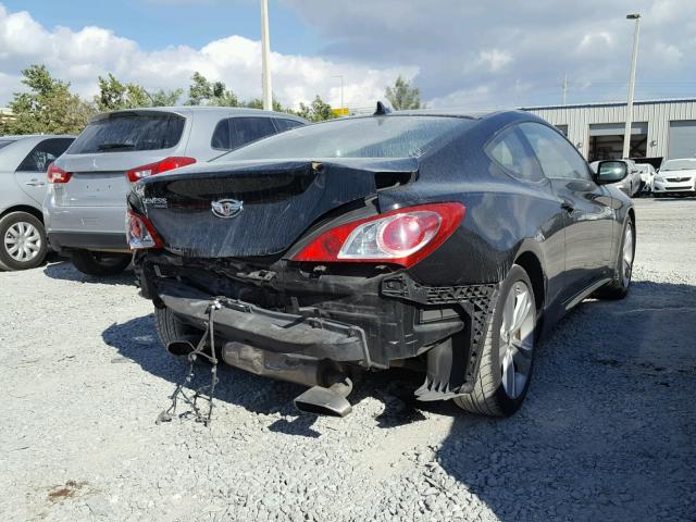 KMHHU6KH2BU052508 - 2011 HYUNDAI GENESIS CO BLACK photo 4