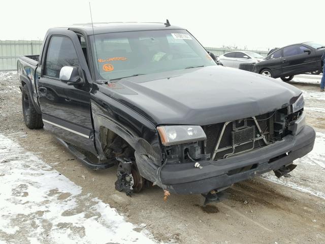 2GCEK13T061245552 - 2006 CHEVROLET SILVERADO BLACK photo 1