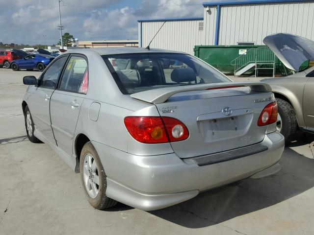 1NXBR32E84Z320170 - 2004 TOYOTA COROLLA CE SILVER photo 3