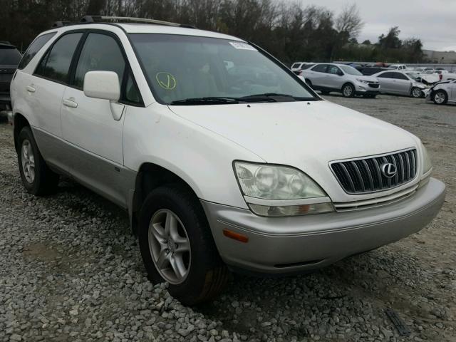 JTJGF10U010112981 - 2001 LEXUS RX 300 WHITE photo 1