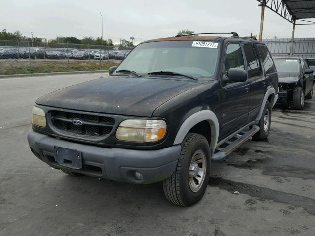 1FMZU32X5XZB41767 - 1999 FORD EXPLORER BLACK photo 2