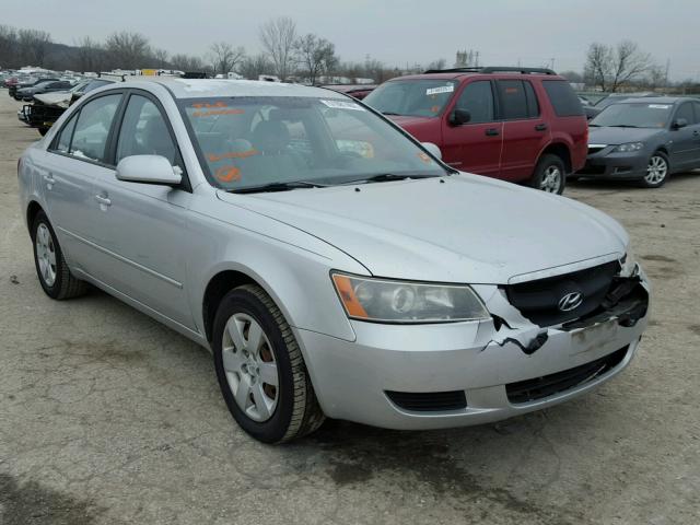 5NPET46C38H339307 - 2008 HYUNDAI SONATA GLS SILVER photo 1