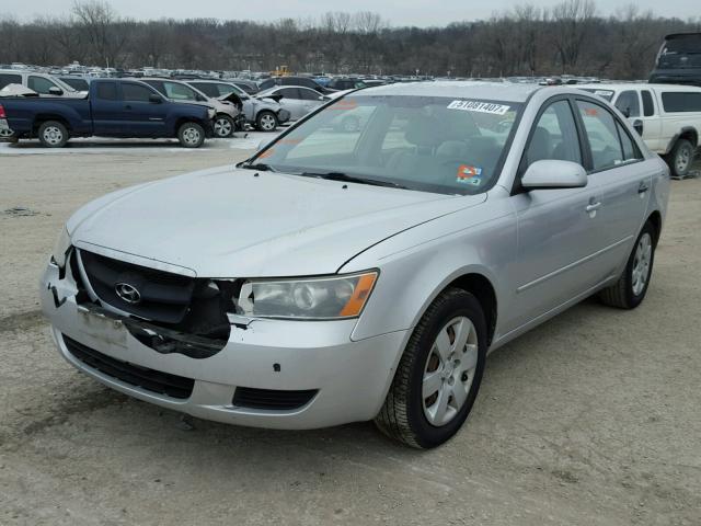 5NPET46C38H339307 - 2008 HYUNDAI SONATA GLS SILVER photo 2