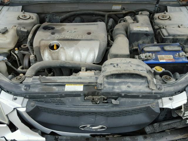 5NPET46C38H339307 - 2008 HYUNDAI SONATA GLS SILVER photo 7