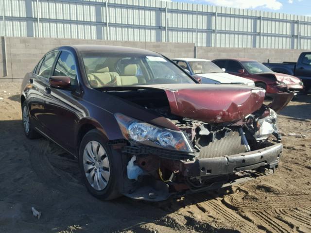 1HGCP2F3XBA110977 - 2011 HONDA ACCORD LX MAROON photo 1