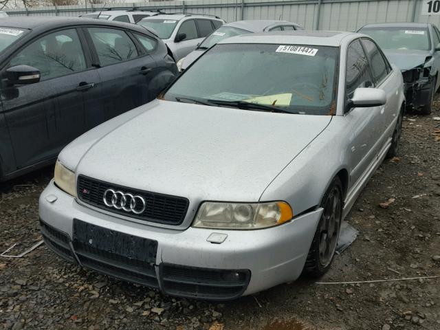 WAURD68D51A133075 - 2001 AUDI S4 2.7 QUA SILVER photo 2