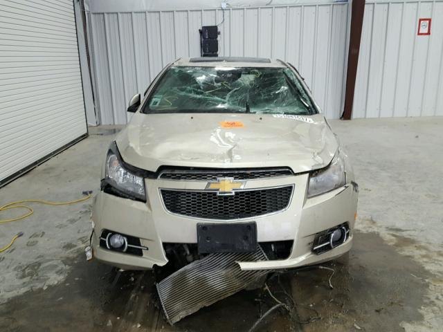 1G1PG5SB1E7259741 - 2014 CHEVROLET CRUZE LTZ GOLD photo 9