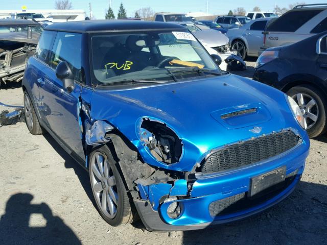 WMWMF73589TV39765 - 2009 MINI COOPER S BLUE photo 1