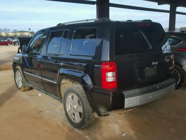 1J4NT4GB4AD625825 - 2010 JEEP PATRIOT LI BLACK photo 3