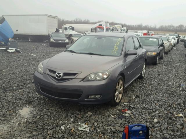 JM1BK343271685843 - 2007 MAZDA 3 HATCHBAC GRAY photo 2