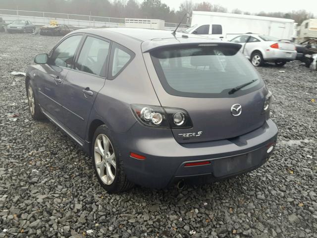 JM1BK343271685843 - 2007 MAZDA 3 HATCHBAC GRAY photo 3