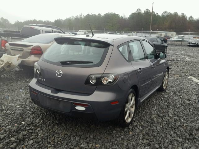 JM1BK343271685843 - 2007 MAZDA 3 HATCHBAC GRAY photo 4