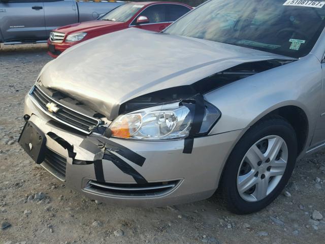 2G1WB58K979357757 - 2007 CHEVROLET IMPALA LS SILVER photo 9