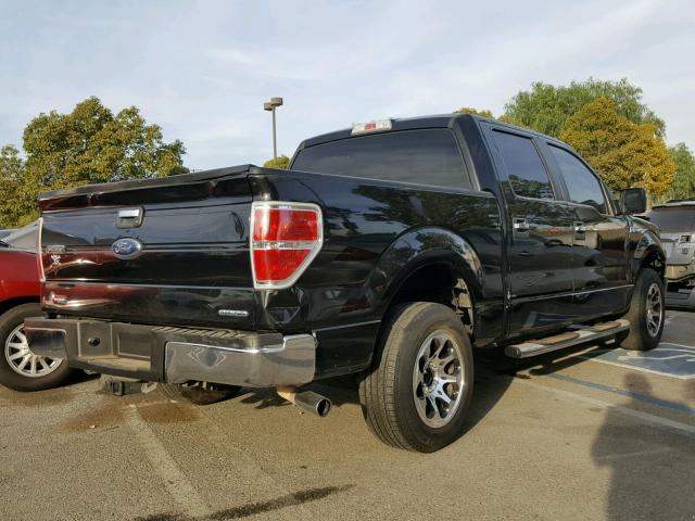 1FTEW1CM9DKE38647 - 2013 FORD F150 SUPER BLACK photo 4