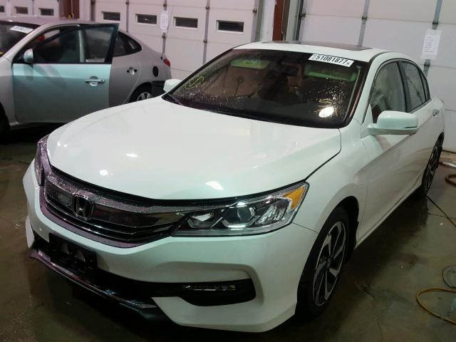 1HGCR3F88GA004157 - 2016 HONDA ACCORD EXL WHITE photo 2