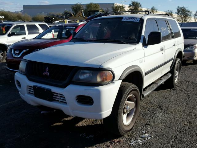 JA4LS31H7YP020742 - 2000 MITSUBISHI MONTERO WHITE photo 2