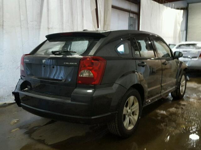 1B3CB3HAXAD647992 - 2010 DODGE CALIBER MA BLACK photo 4