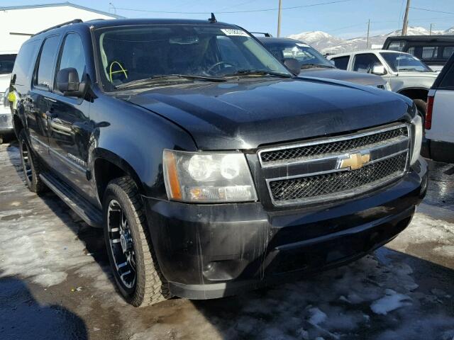 3GNFC16098G133546 - 2008 CHEVROLET SUBURBAN C BLACK photo 1