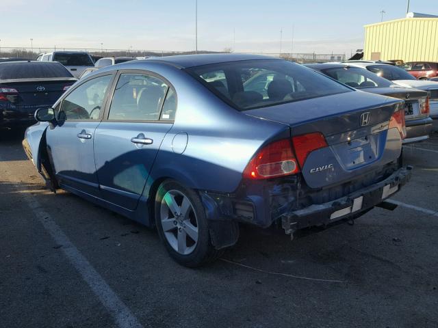 1HGFA16826L004621 - 2006 HONDA CIVIC EX ლურჯი ფოტო 3