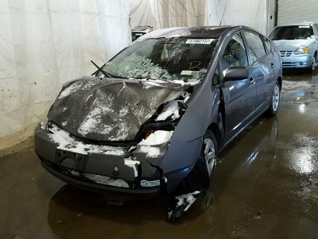 JTDKB20U483297074 - 2008 TOYOTA PRIUS CHARCOAL photo 2