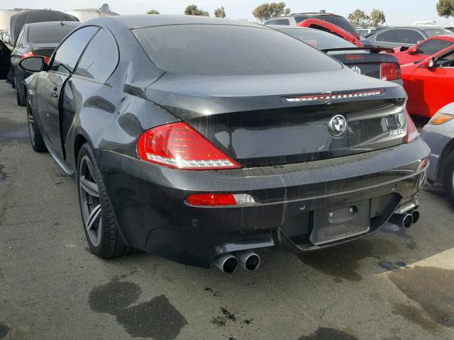 WBSEH93588CY24647 - 2008 BMW M6 BLACK photo 3