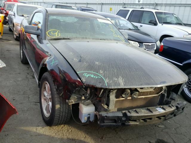 1ZVFT80N165162868 - 2006 FORD MUSTANG BLACK photo 1