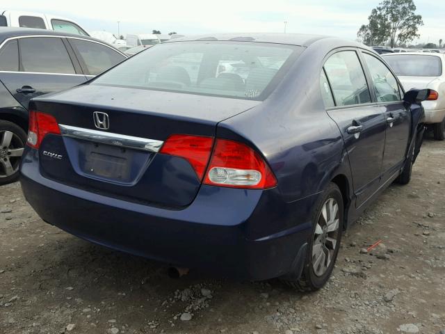 2HGFA1F8XBH500242 - 2011 HONDA CIVIC EX BLUE photo 4