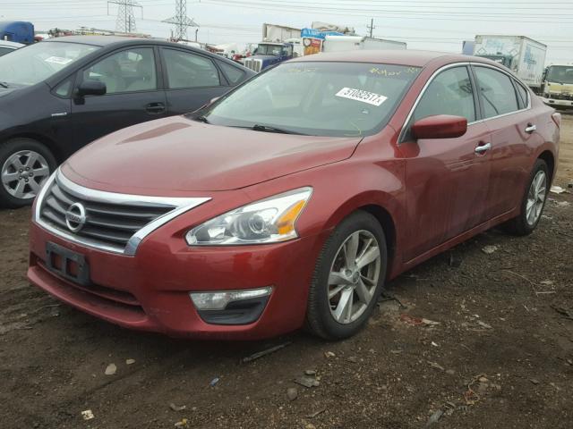 1N4AL3APXDC166982 - 2013 NISSAN ALTIMA 2.5 RED photo 2