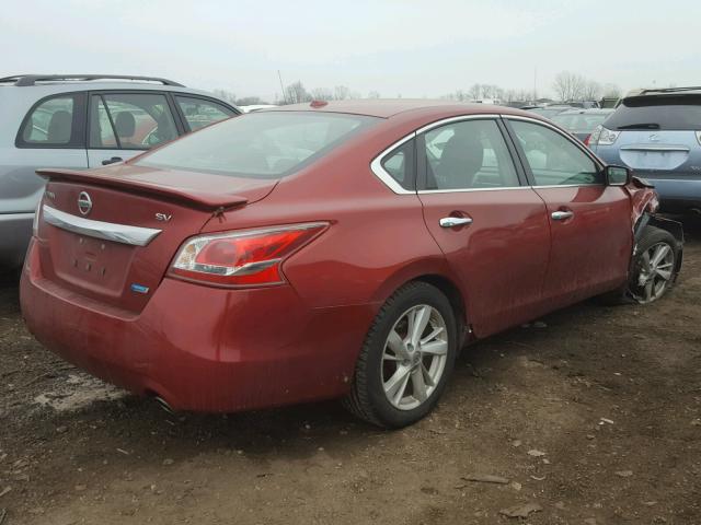 1N4AL3APXDC166982 - 2013 NISSAN ALTIMA 2.5 RED photo 4